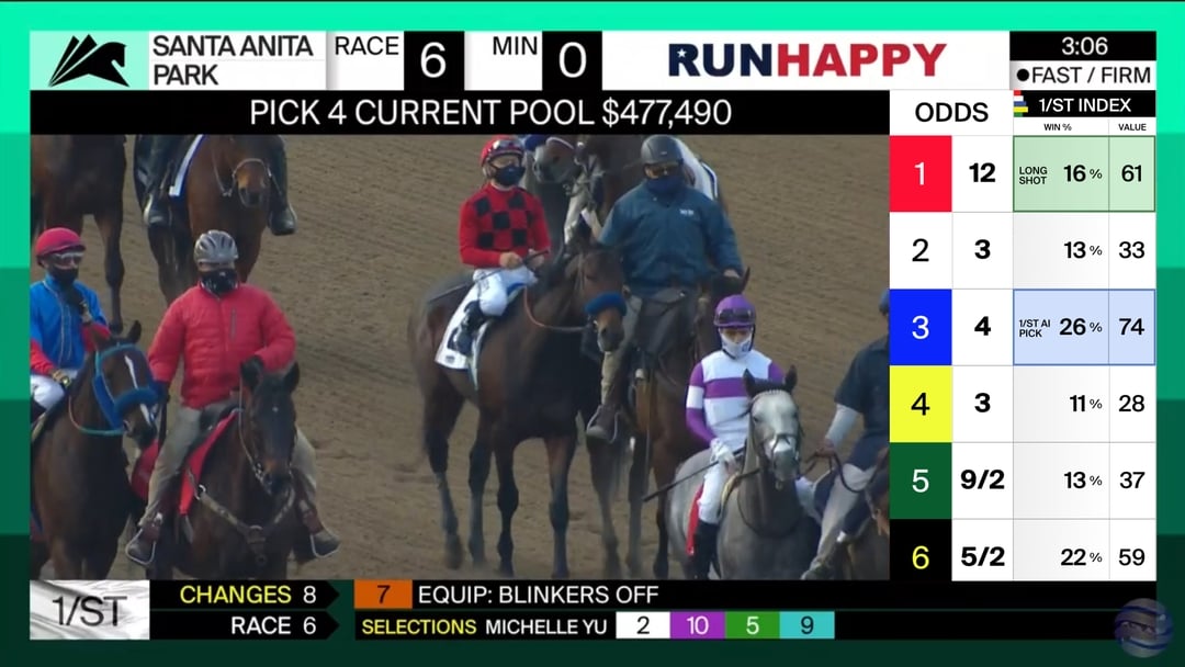 iPhone with bet app displayed on the screen